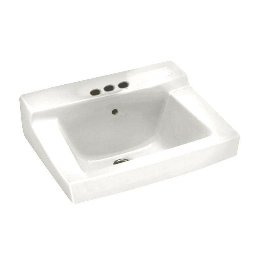 American Standard Canada Declyn™ Wall-Hung Sink With 4-Inch Centerset, Wall Hanger Included