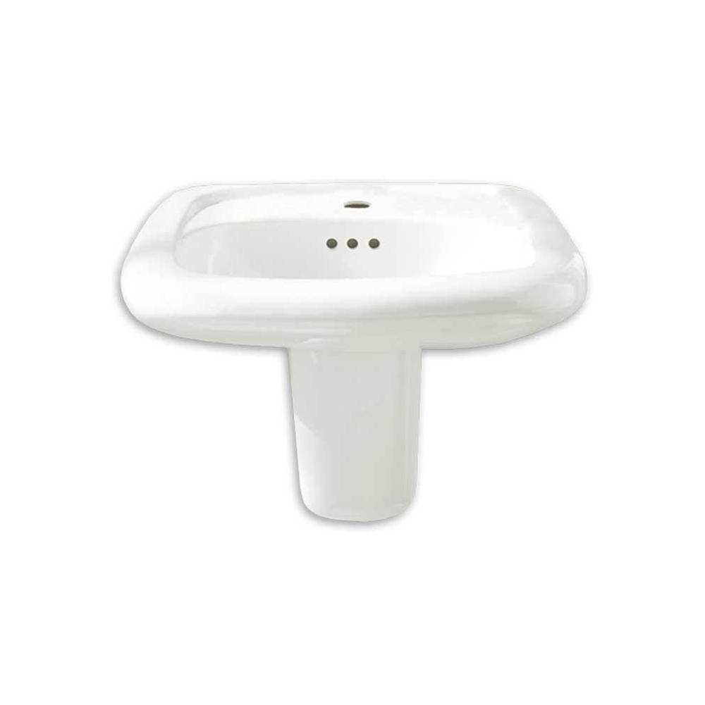 American Standard Canada Murro™ Wall-Hung EverClean® Sink With 4-Inch Centerset and Extra Right-Hand Hole