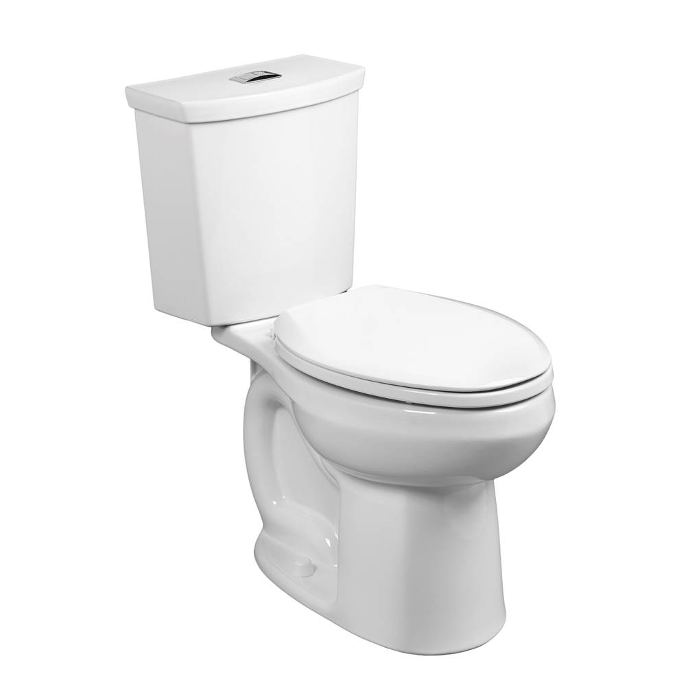 American Standard Canada H2Option® Two-Piece Dual Flush 1.28 gpf/4.8 Lpf and 0.92 gpf/3.5 Lpf Chair Height Elongated Toilet With Liner Less Seat