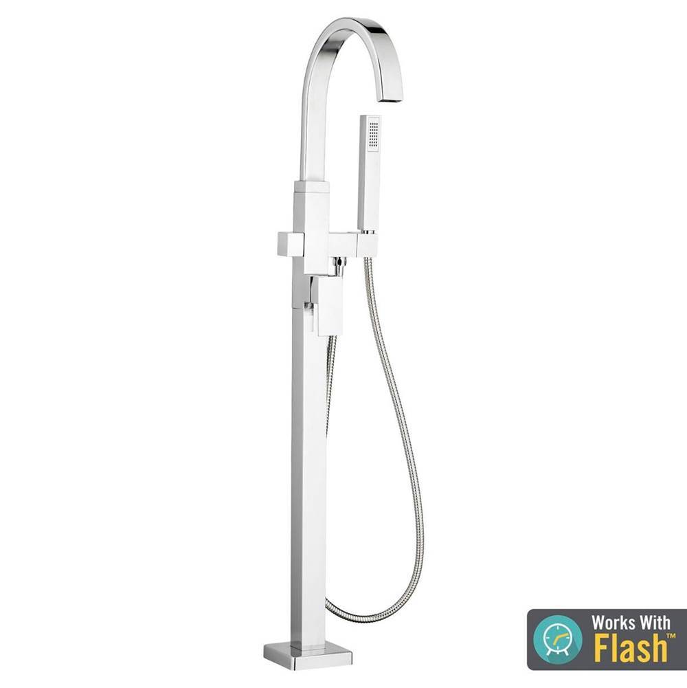 American Standard Canada Contemporary Square Freestanding Bathtub Faucet With Lever Handle for Flash® Rough-In Valve