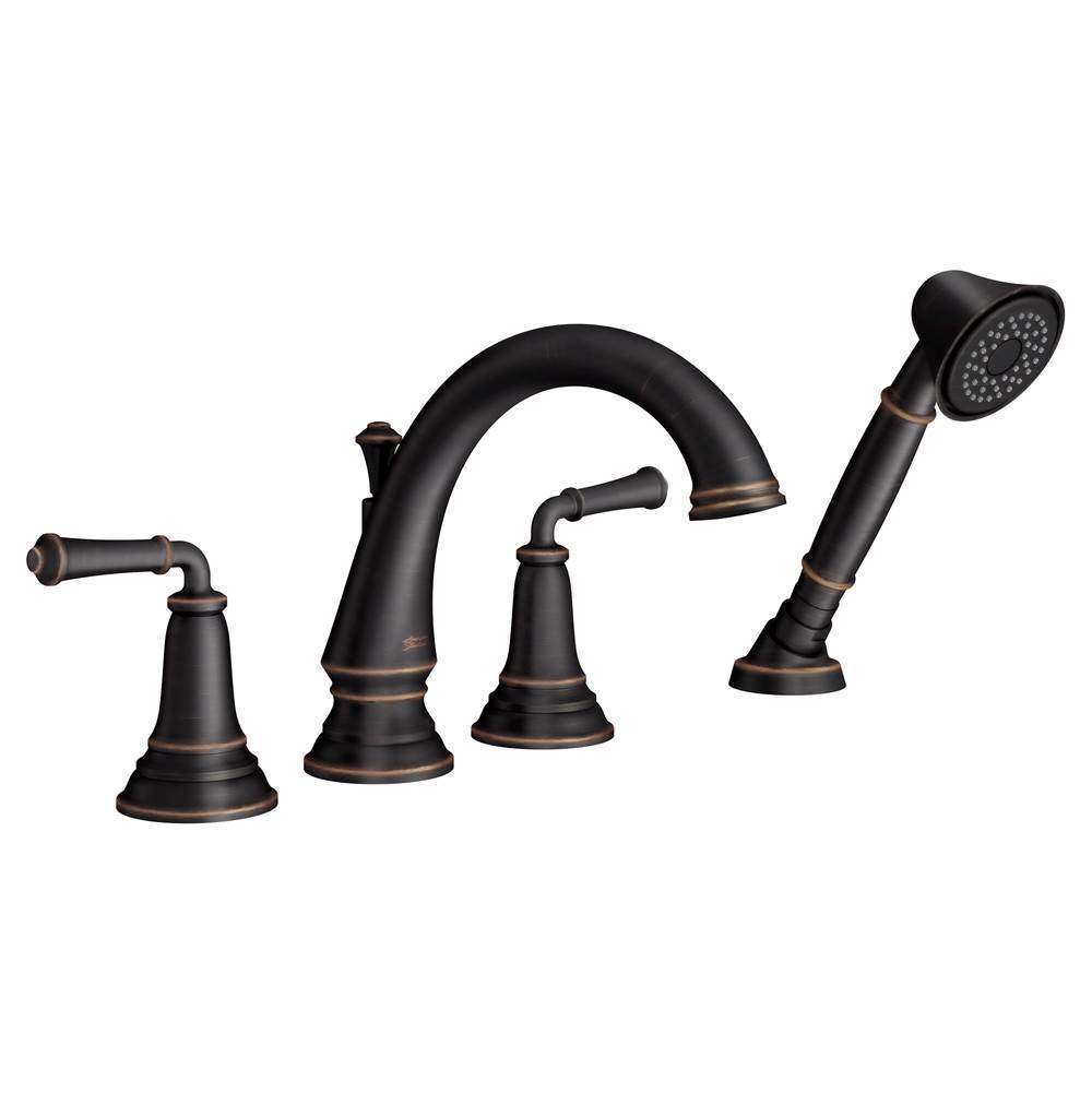 American Standard Canada Delancey® Bathtub Faucet With  Lever Handles and Personal Shower for Flash® Rough-In Valve
