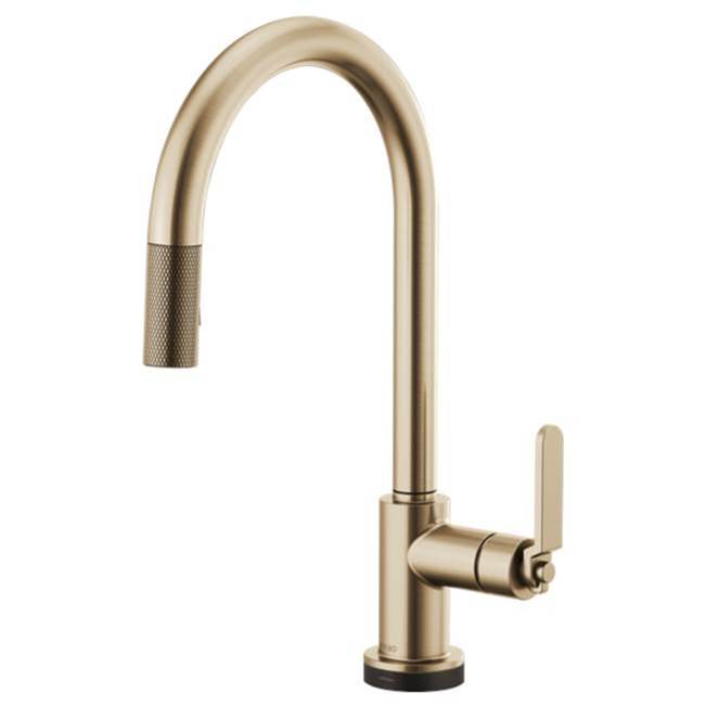 Brizo Canada Arc Spout Pull-Down With Smarttouch, Industrial Handle