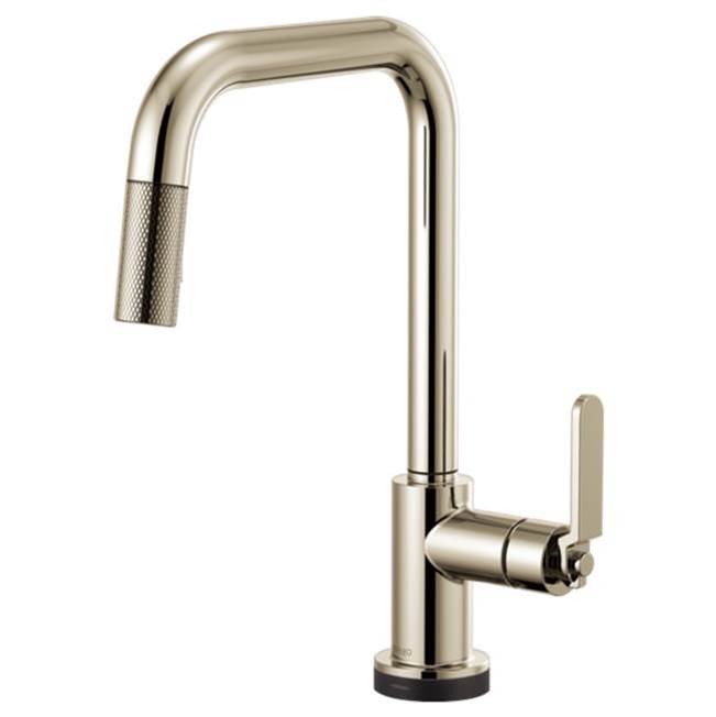 Brizo Canada Square Spout Pull-Down With Smarttouch, Industrial Handle
