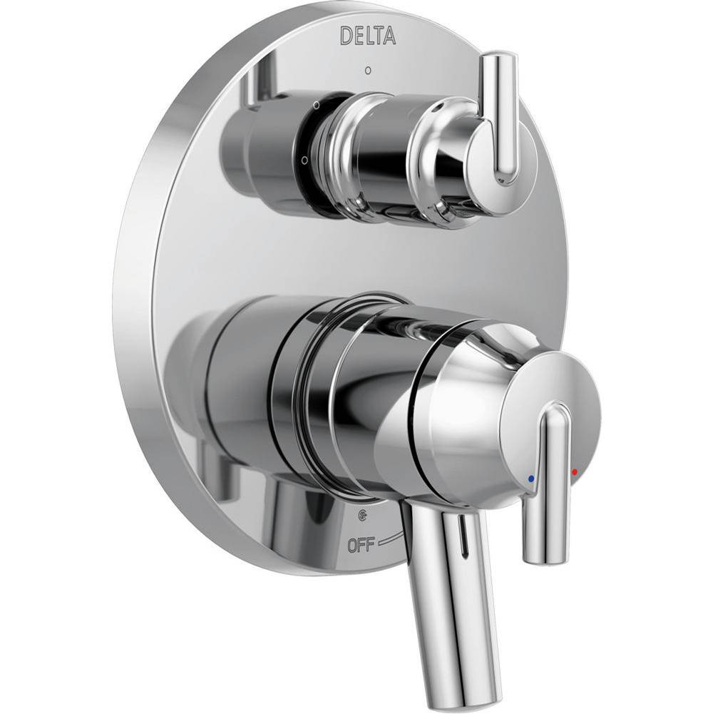 Delta Canada Trinsic® Contemporary Two Handle Monitor® 17 Series Valve Trim with 3-Setting Integrated Diverter