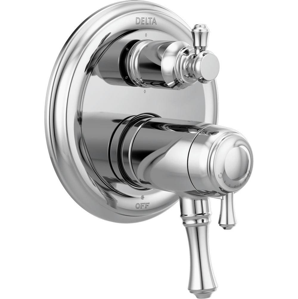Delta Canada Cassidy™ Traditional 2-Handle TempAssure® 17T Series Valve Trim with 6-Setting Integrated Diverter