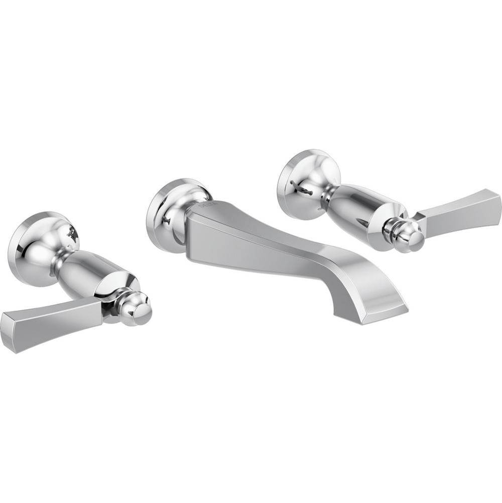 Delta Canada Dorval™ Two Handle Wall Mount Bathroom Faucet Trim Only