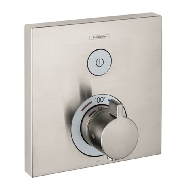 Hansgrohe Canada Hg Showerselect E Thermostatic Trim 1 Function, Square