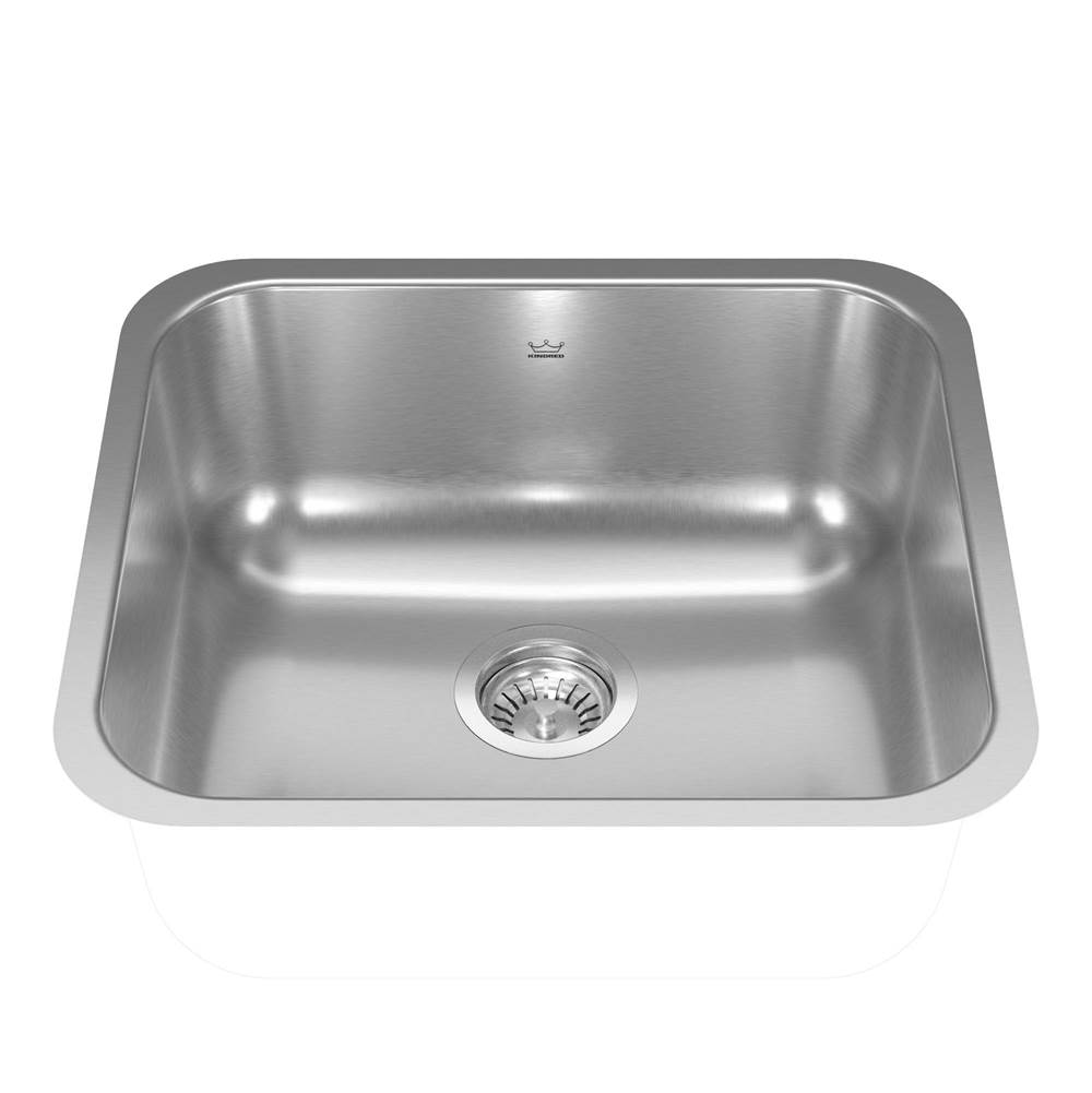 Kindred Canada Reginox 19.7-in LR x 17.75-in FB Undermount Single Bowl Stainless Steel Kitchen Sink