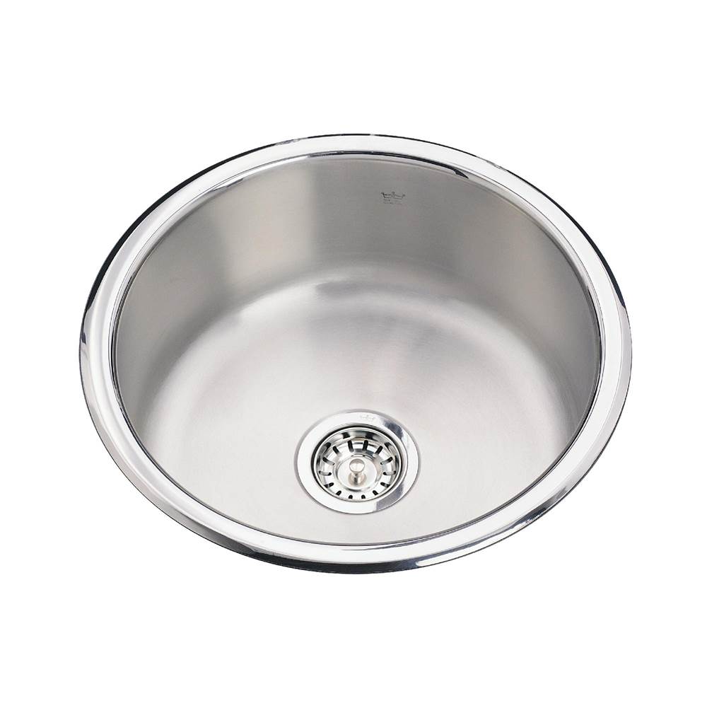 Kindred Canada Kindred Utility Collection18.13-in LR x 18.125-in FB Drop In Single Bowl Stainless Steel Hospitality Sink