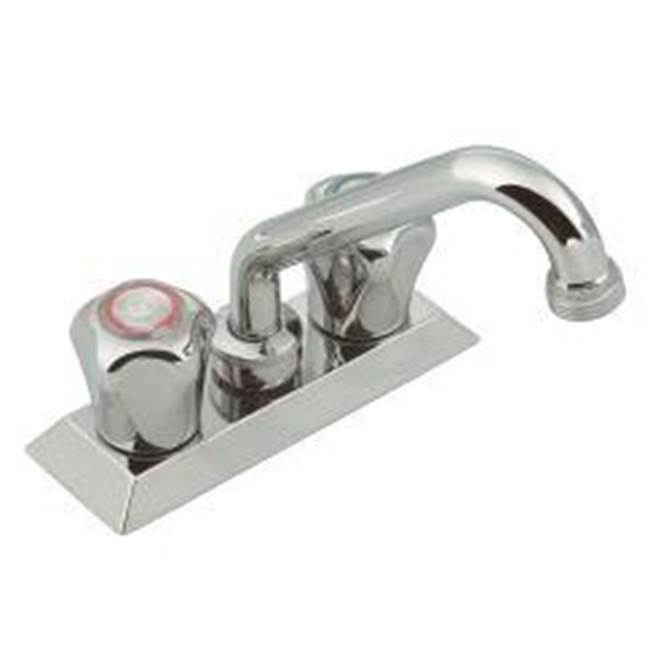 Moen Canada Ii Chrome Two-Handle Low Arc Centreset Laundry Faucet