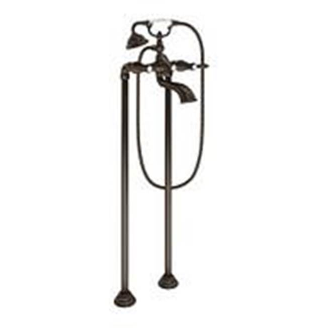 Moen Canada Weymouth Oil Rubbed Bronze Two-Handle Tub Filler Includes Hand Shower