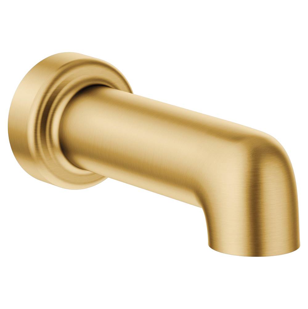 Moen Canada Level Non-Diverter Tub Spout in Brushed Gold