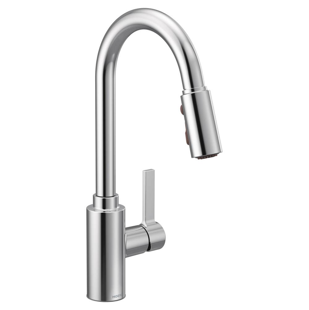 Moen Canada Genta Lx Chrome One-Handle High Arc Pulldown Kitchen Faucet