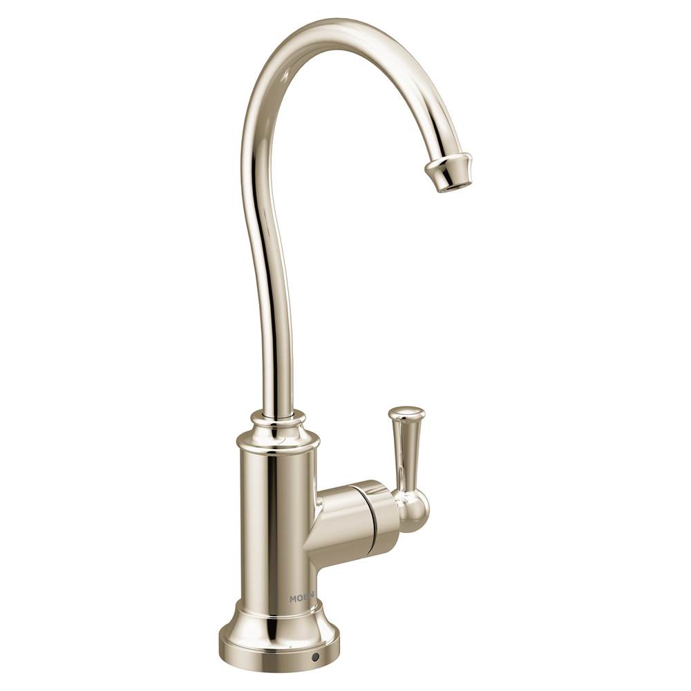Moen Canada Sip Traditional Polished Nickel One-Handle High Arc Beverage Faucet