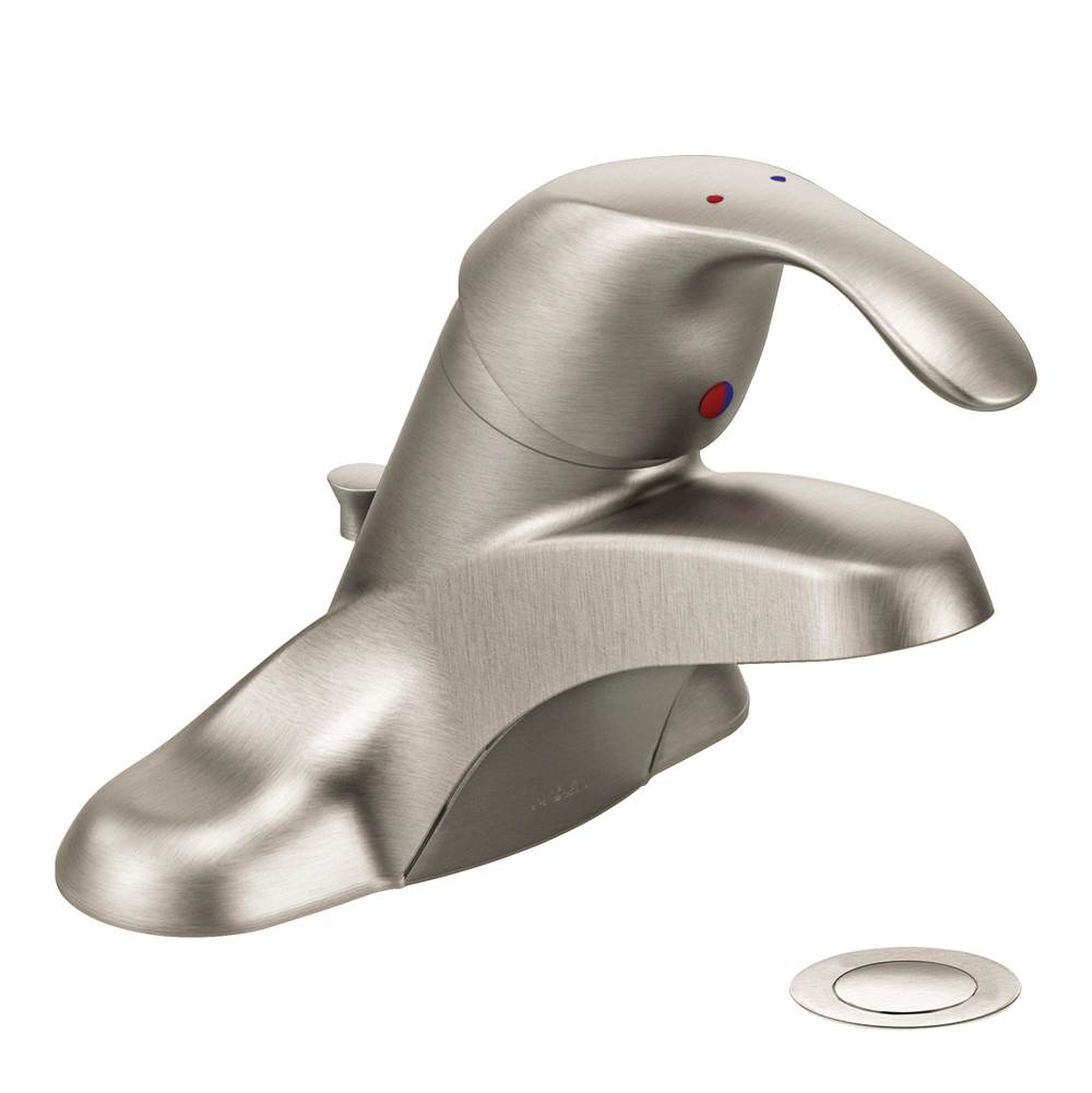Moen Canada M-Bition Classic Brushed Nickel One-Handle Lavatory Faucet