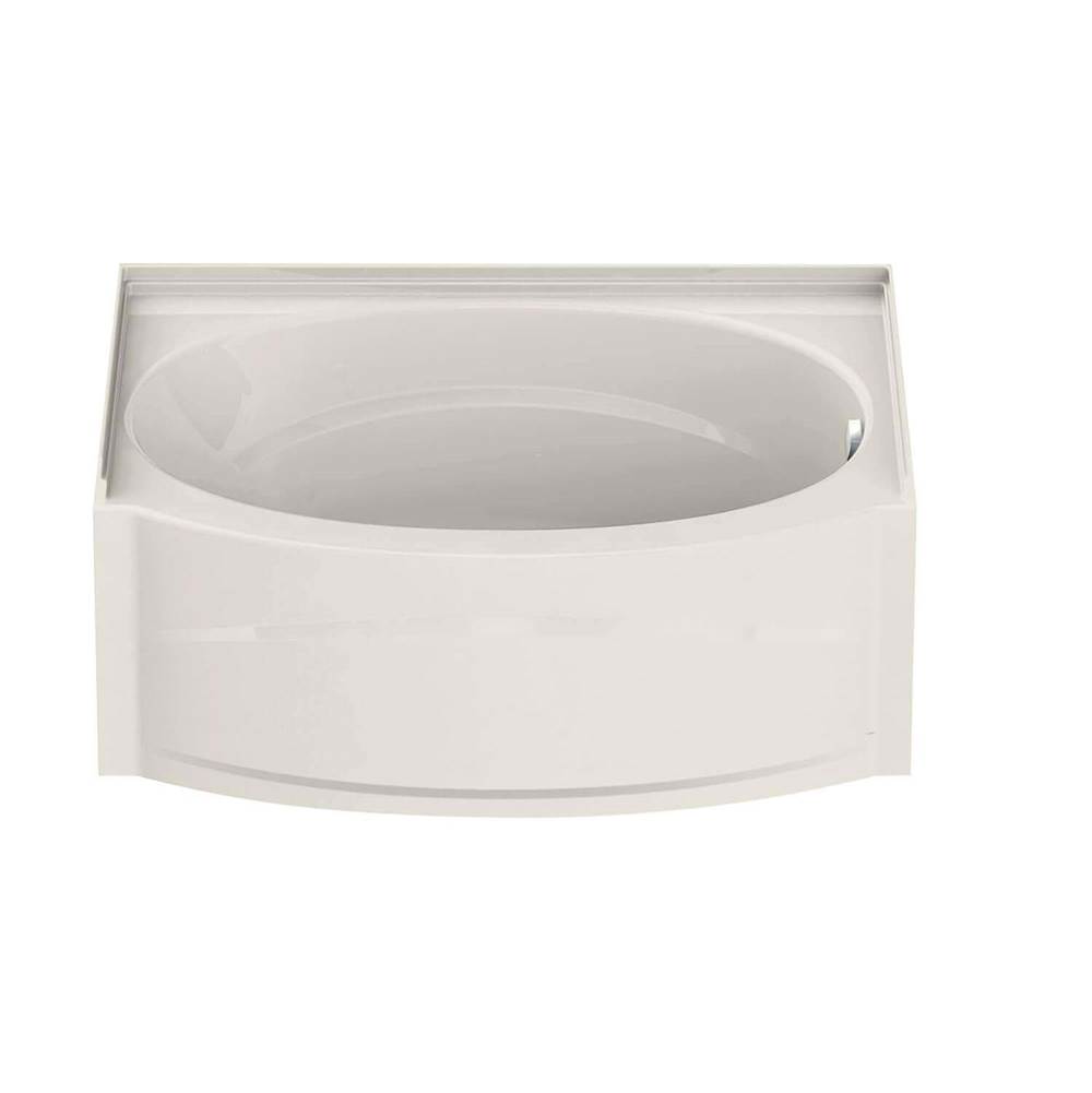 Maax Canada Islander AFR - DTF 60 in. x 38 in. Alcove Bathtub with Right Drain in Biscuit