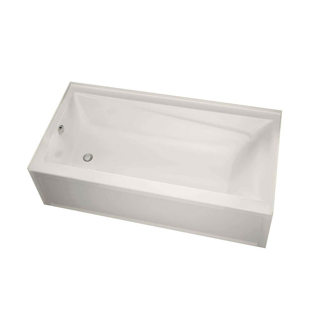 Maax Canada Exhibit IFS 59.75 in. x 30 in. Alcove Bathtub with Combined Whirlpool/Aeroeffect System Right Drain in Biscuit