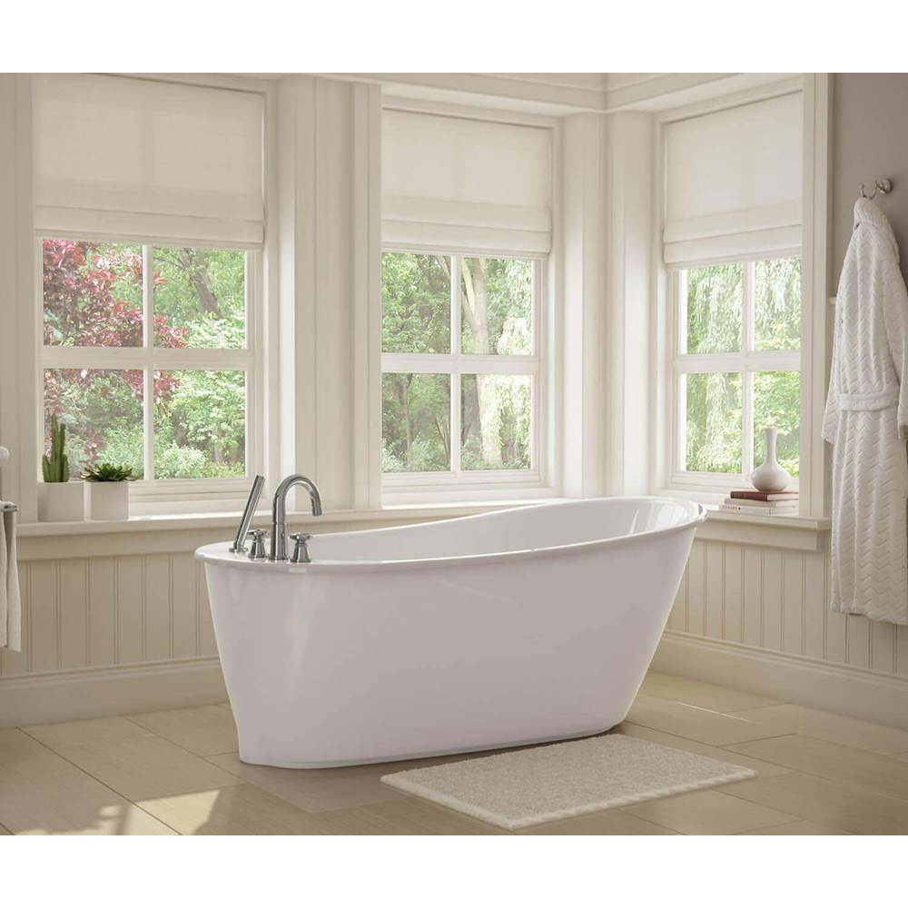 Maax Canada Sax 60 in. x 32 in. Freestanding Bathtub with End Drain in White