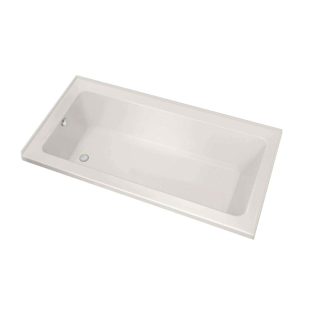 Maax Canada Pose IF 59.625 in. x 29.875 in. Alcove Bathtub with Whirlpool System Left Drain in Biscuit