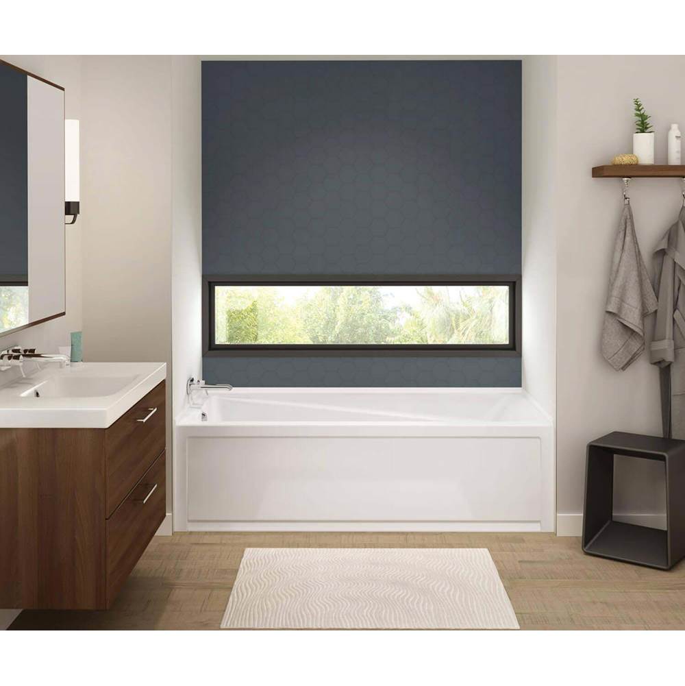 Maax Canada Exhibit IFS DTF 71.875 in. x 36 in. Alcove Bathtub with Whirlpool System Left Drain in White