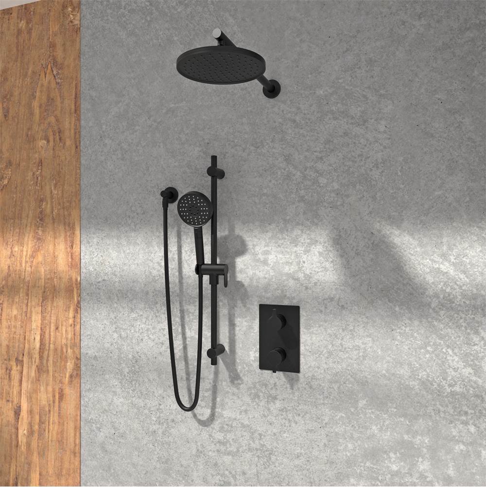 Nobua Kit: Shower Faucet - Trim for Thermostatic 2-way diverter valve