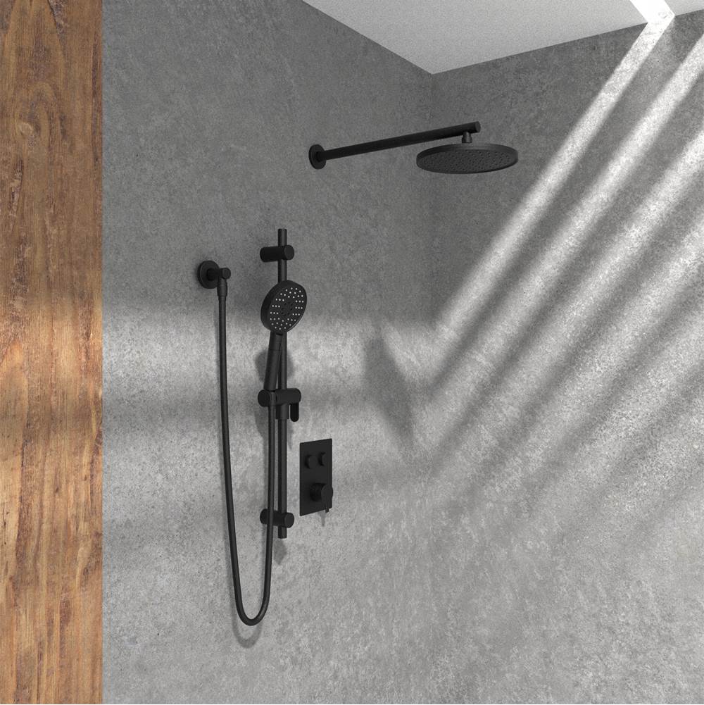 Nobua Kit: Shower Faucet - Trim for Thermostatic 2-way diverter valve (D/B)