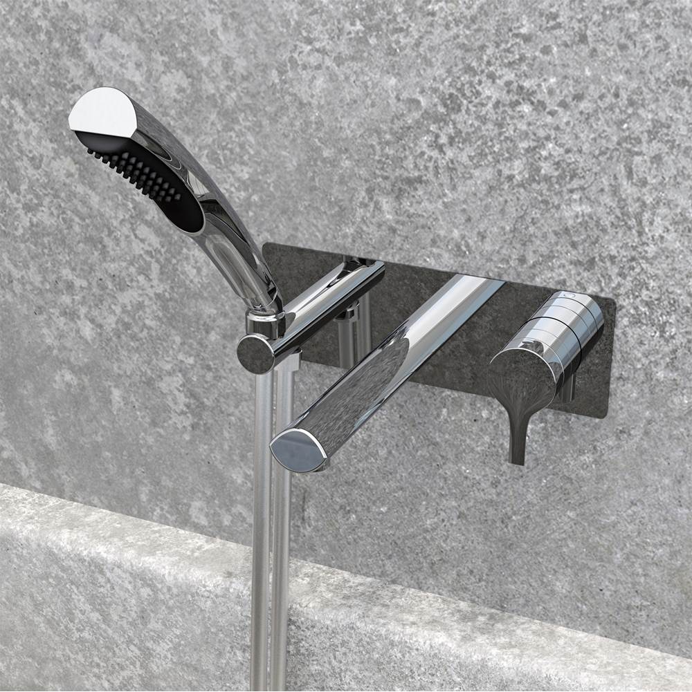 Nobua Bathtub Faucet - Trim - Wall Mount Installation with Pressure Balance