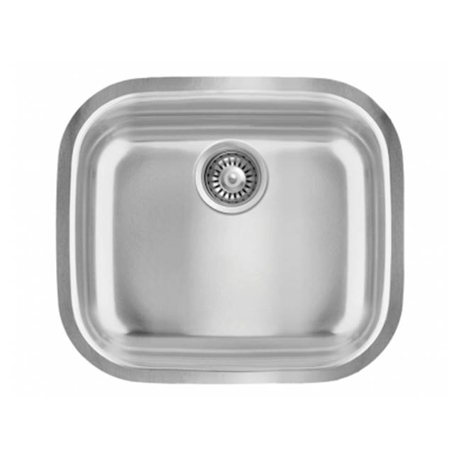 Nautika MU099UB Single Sink, 19.88''x17.88''x8'', Stainless Steel