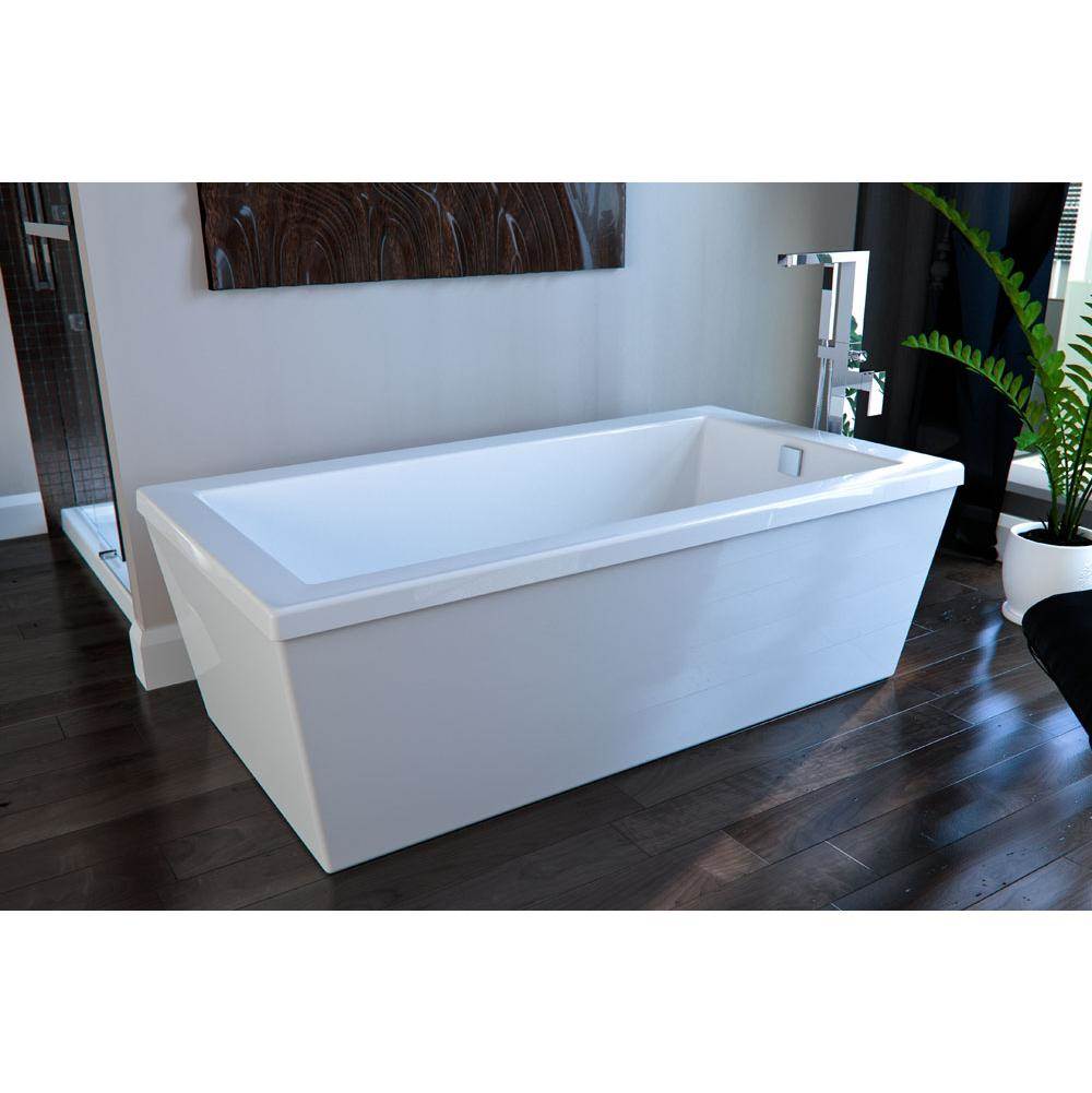 Produits Neptune Freestanding AMETYS Bathtub 32x60 with armrests, Mass-Air/Activ-Air, Biscuit