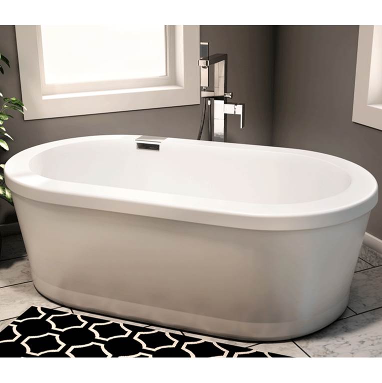 Produits Neptune Freestanding RUBY Bathtub 36x66, Activ-Air, White with Color Skirt