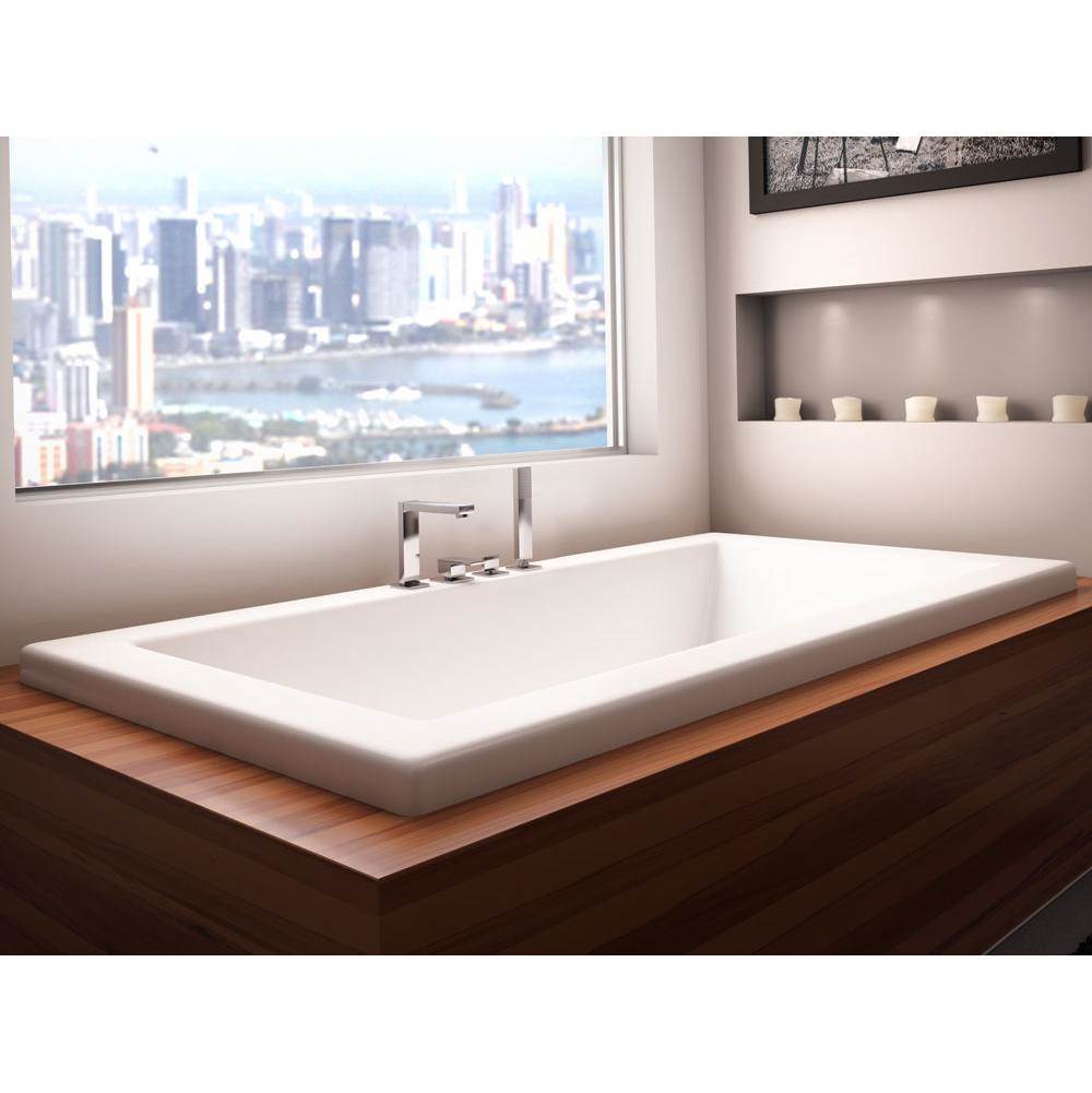 Produits Neptune ZEN bathtub 32x66 with armrests and 4'' top lip, Whirlpool/Mass-Air/Activ-Air, Biscuit