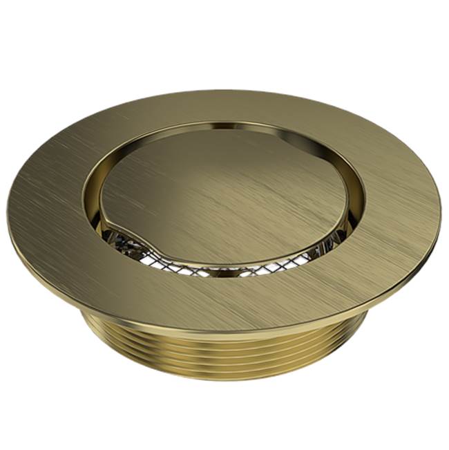 Serenity 3'' Outlet, Flat Round - Brushed Gold
