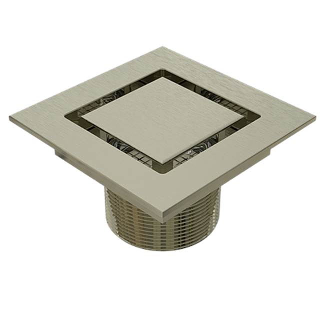 Serenity 2'' Outlet, Flat Square - Brushed Nickel