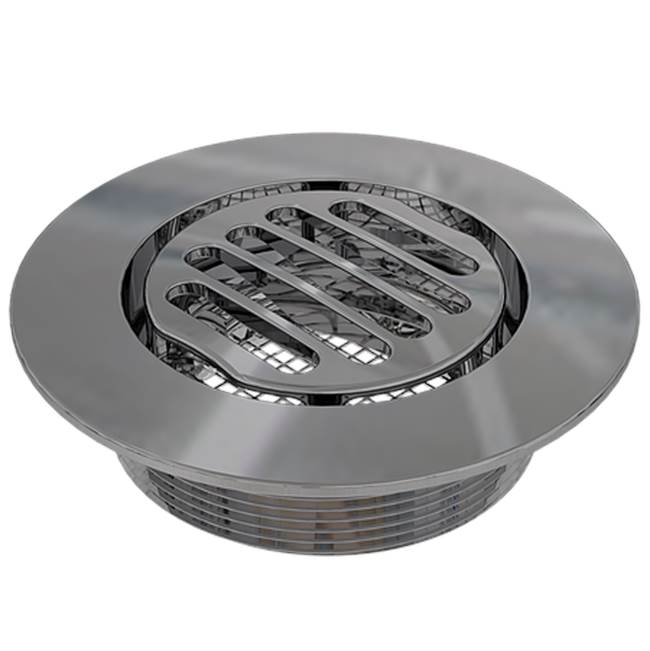 Serenity 3'' Outlet, Slotted Round - Chrome Plated