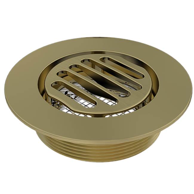 Serenity 3'' Outlet, Slotted Round - Brushed Gold