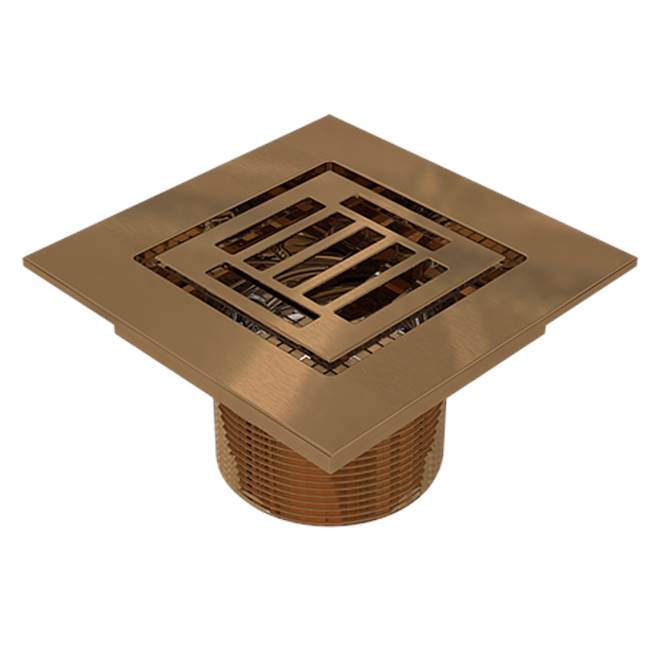 Serenity 2'' Outlet, Slotted Square - Luxe Bronze