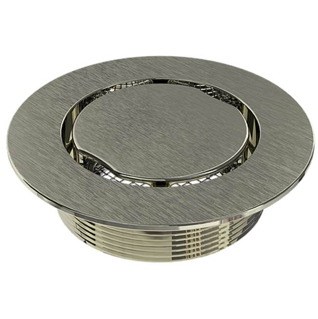 Serenity 3'' Outlet, Flat Round - Brushed Nickel