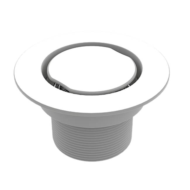 Serenity 2'' Outlet, Flat Round - White