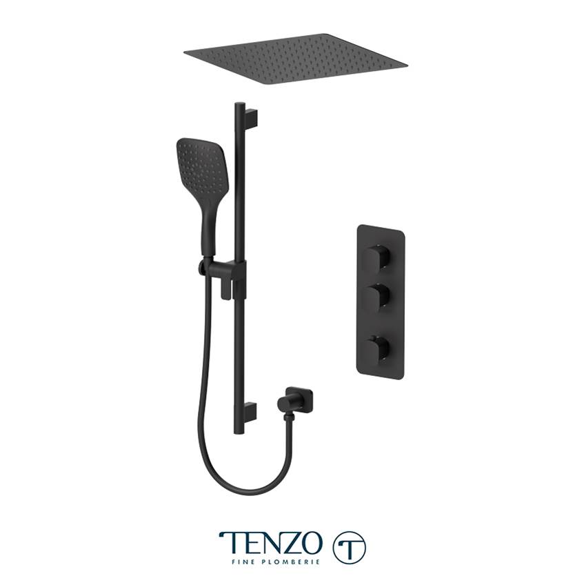 Tenzo Delano Extenza kit 2 functions thermo matte black finish